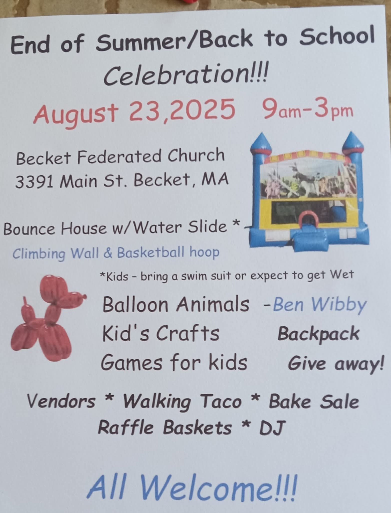 I will be here with a display of kid friendly & back to school ready kitchen tools and fun.  I hope to see you there.  Looks like it will be a great day.