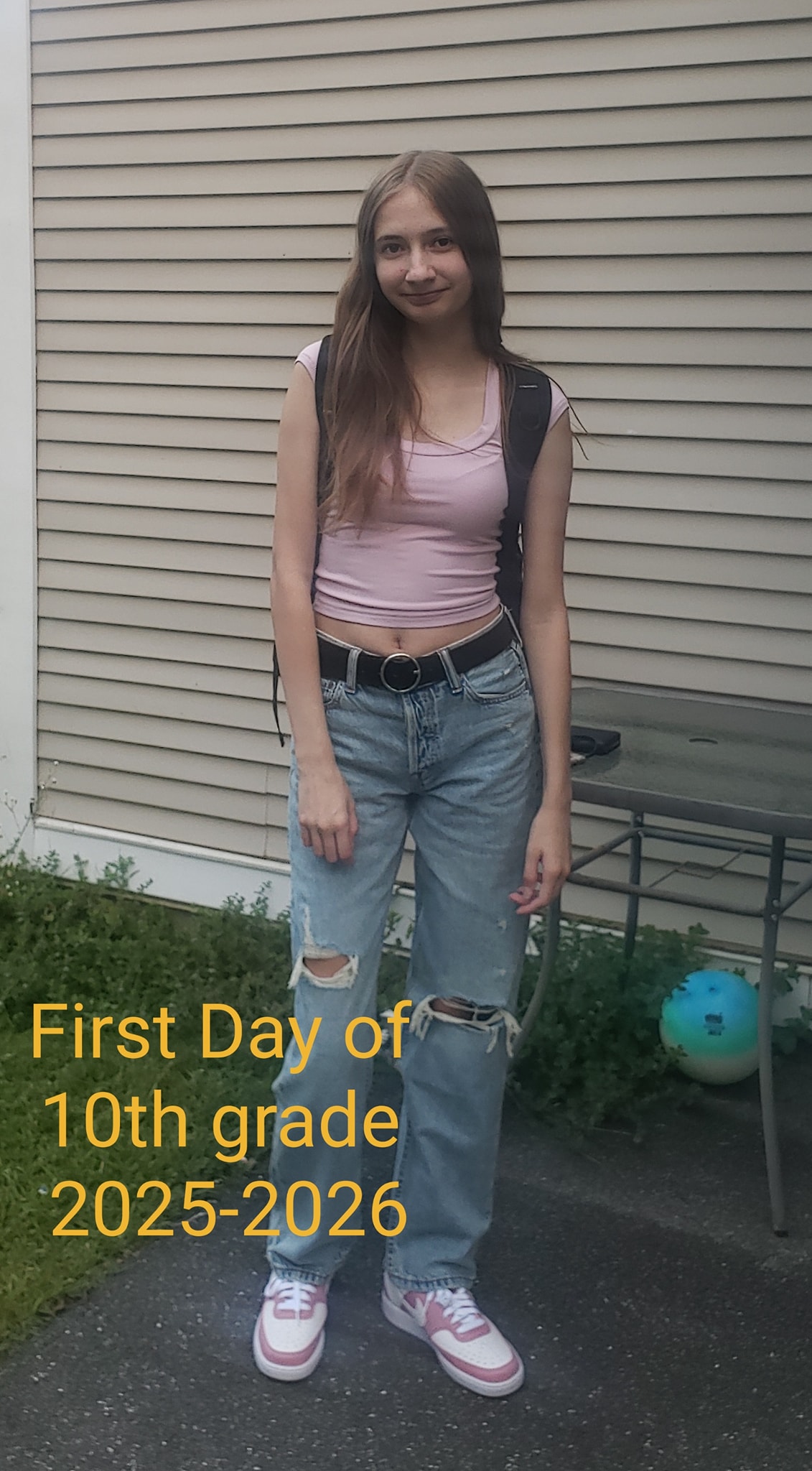 Lexi's first day as a sophomore.  Wishing her the best year yet!